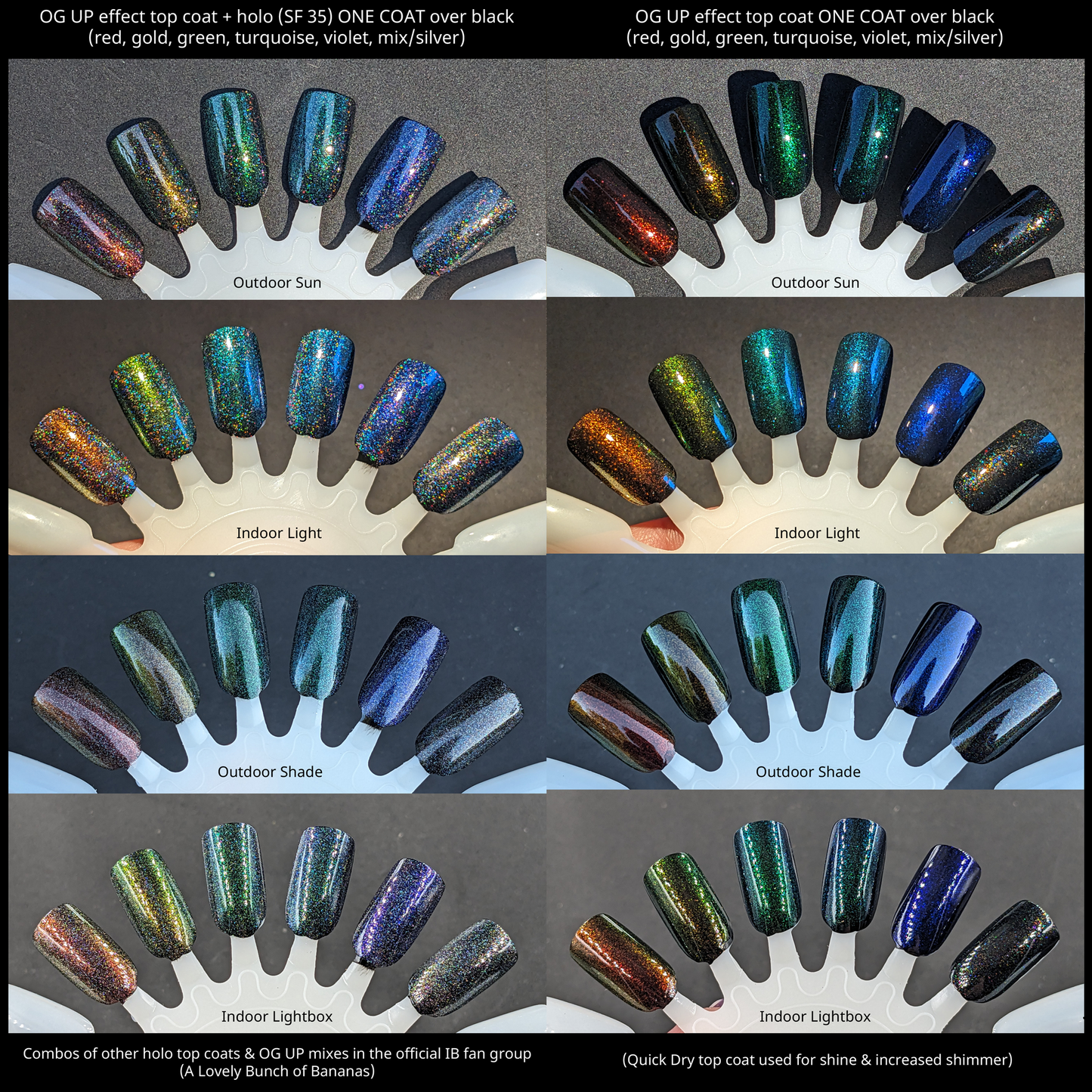 Fwaygo & Friends HOLOS - OG UP & SF 35 multichrome holo toppers
