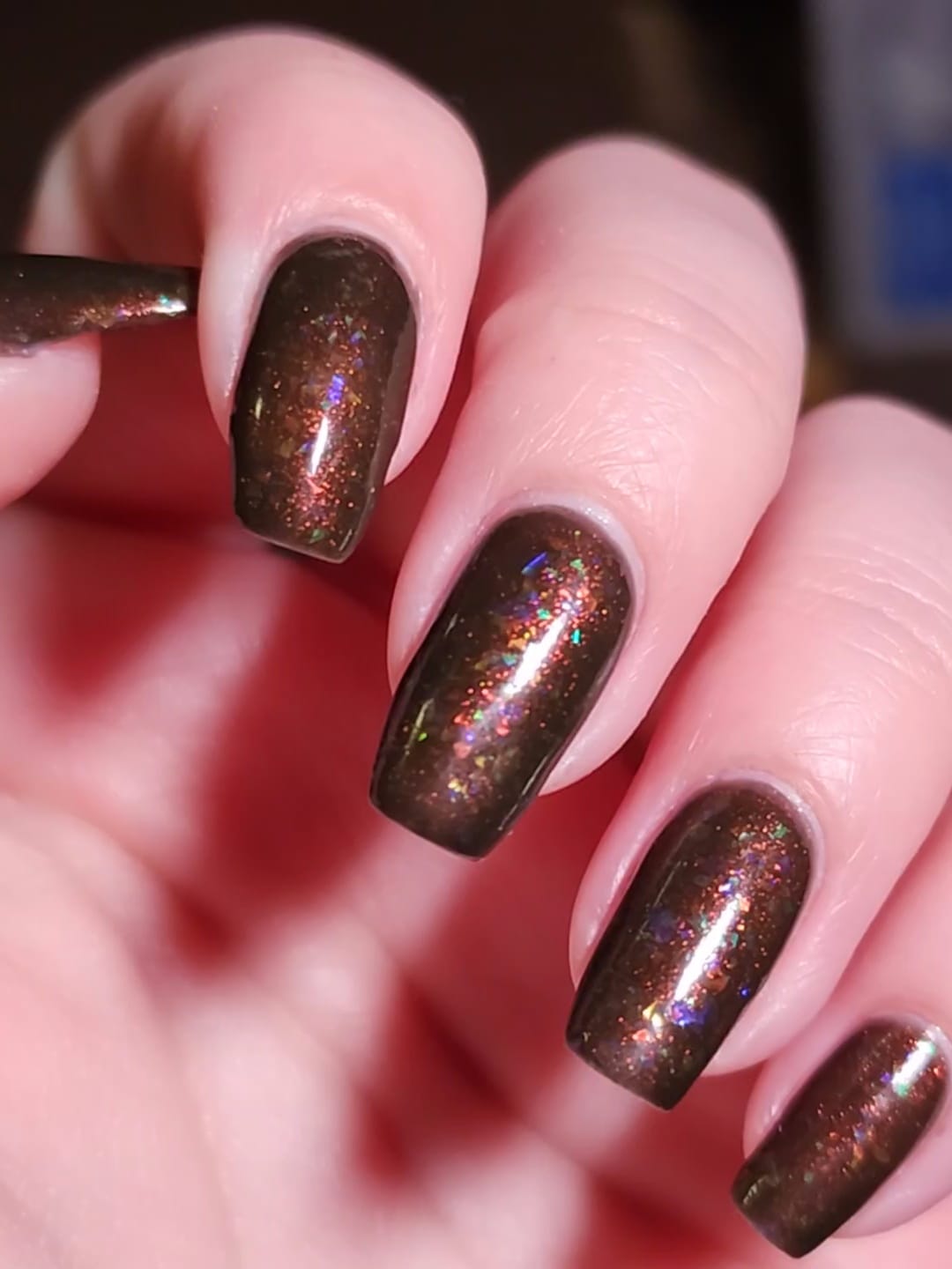 Land Before Swine - OG UP - brown shimmer and multichrome flakies