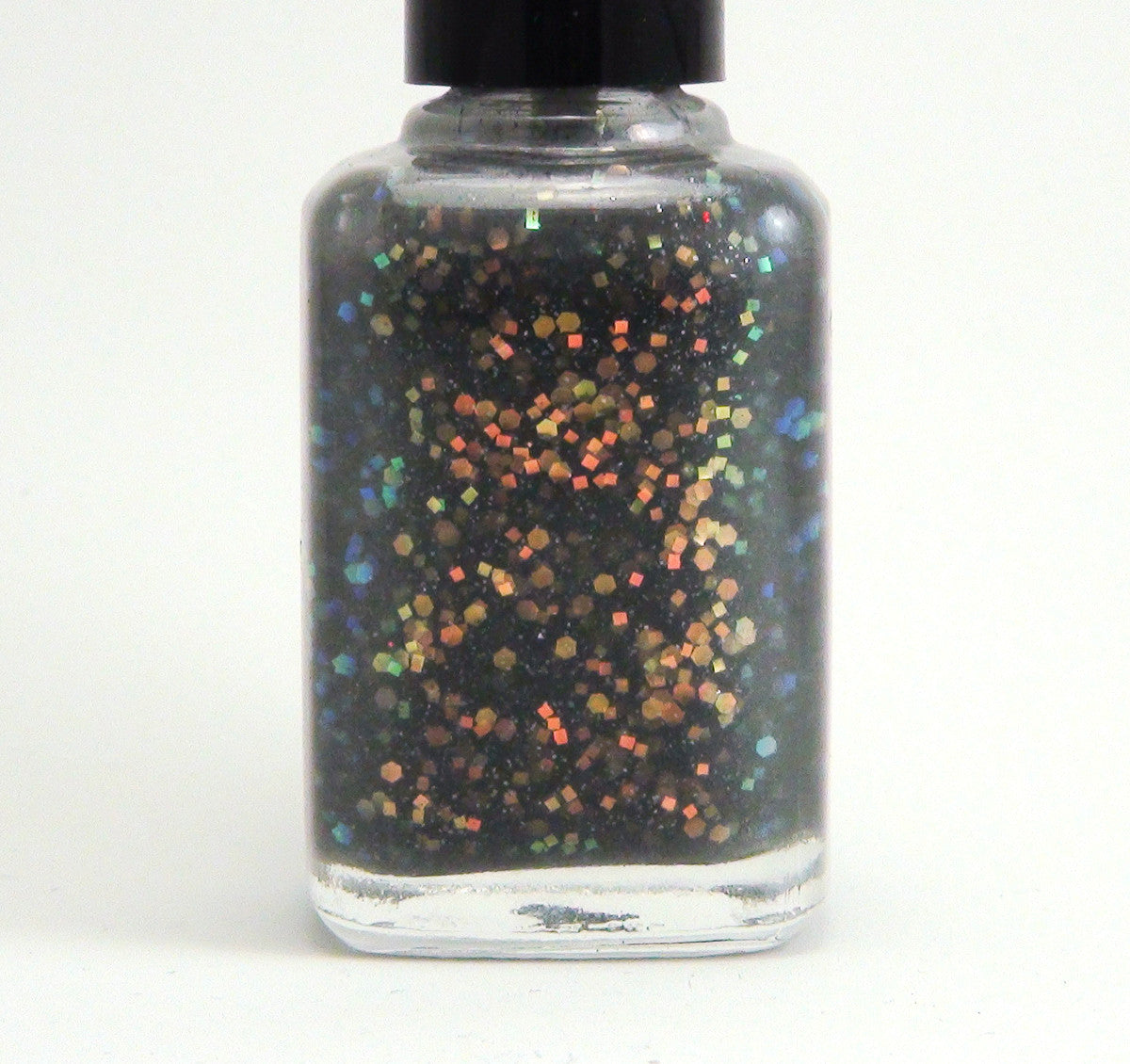 Medusa Transducer - charcoal jelly w/ iridescent glitter - GLOWS