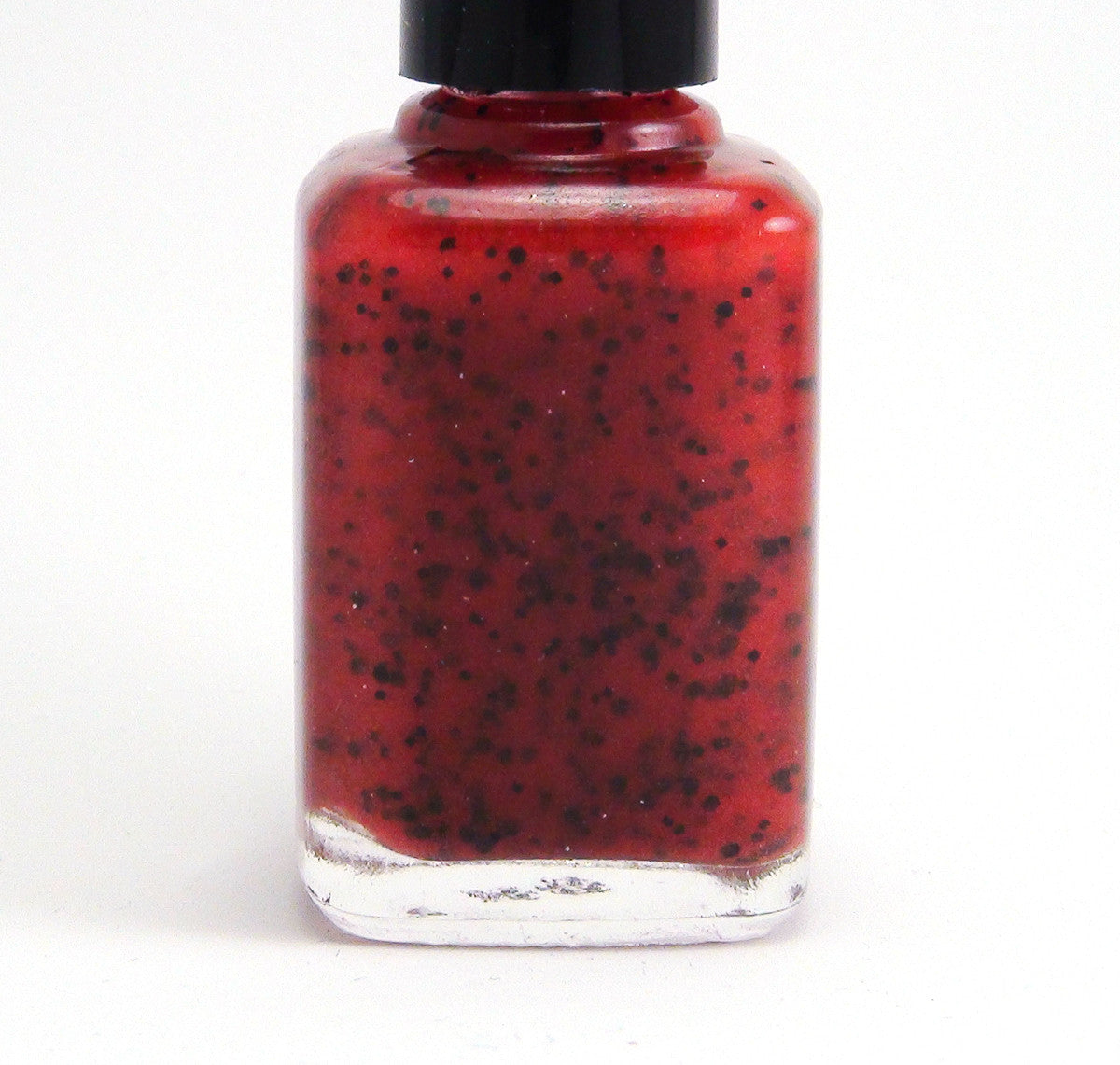 Enchante - red & black jelly - GLOWS blue