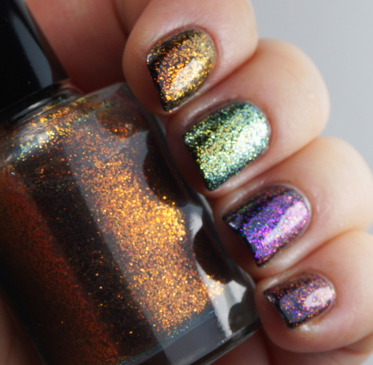 Pi! - multichrome / colorshifting glitter top coats