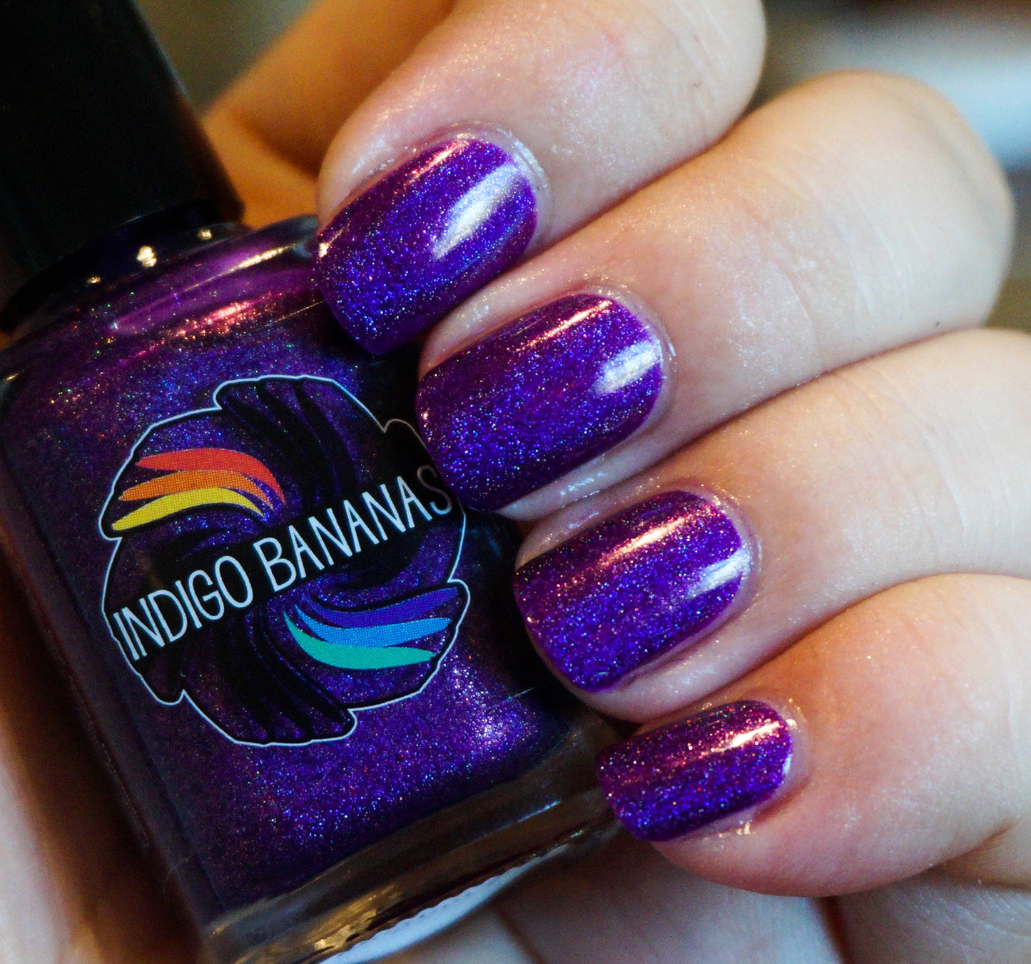 Rhythm & Booze - purple linear holographic