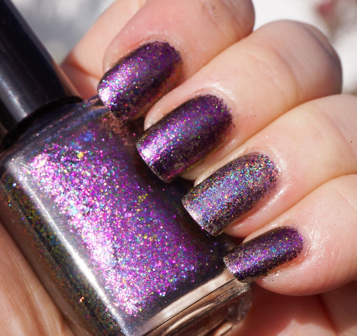 Galactic Halo - pink-purple/copper chrome flakie