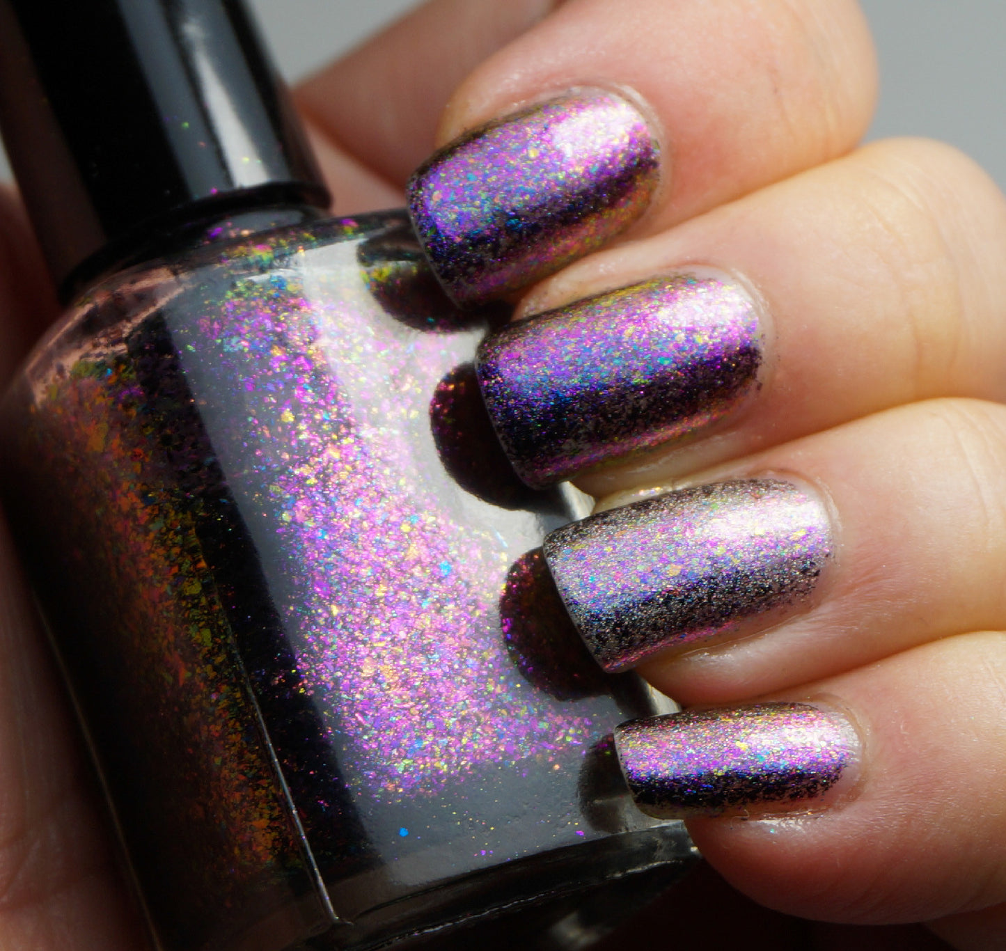 Galactic Halo - pink-purple/copper chrome flakie