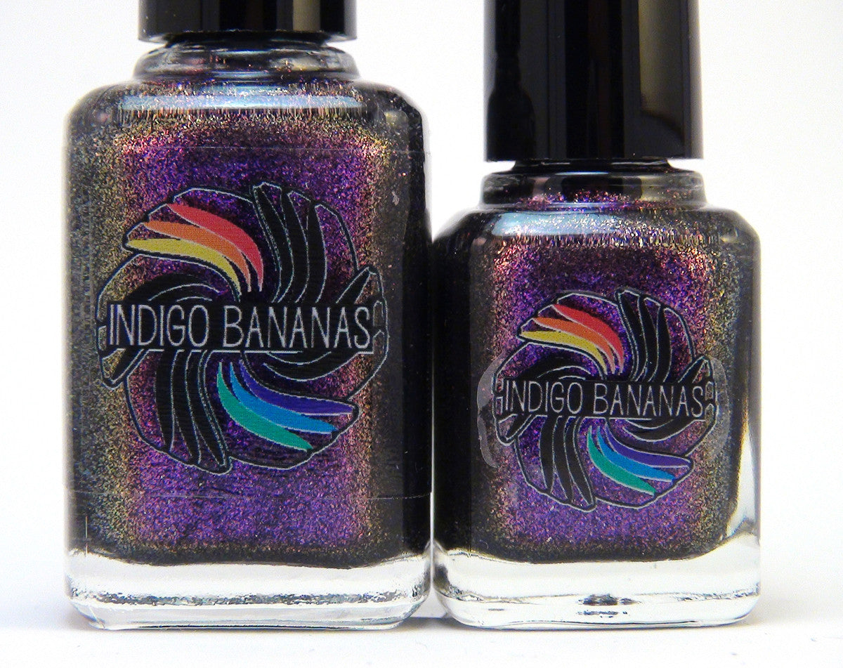 Wednesday - purple/pink/gold multichrome glass fleck
