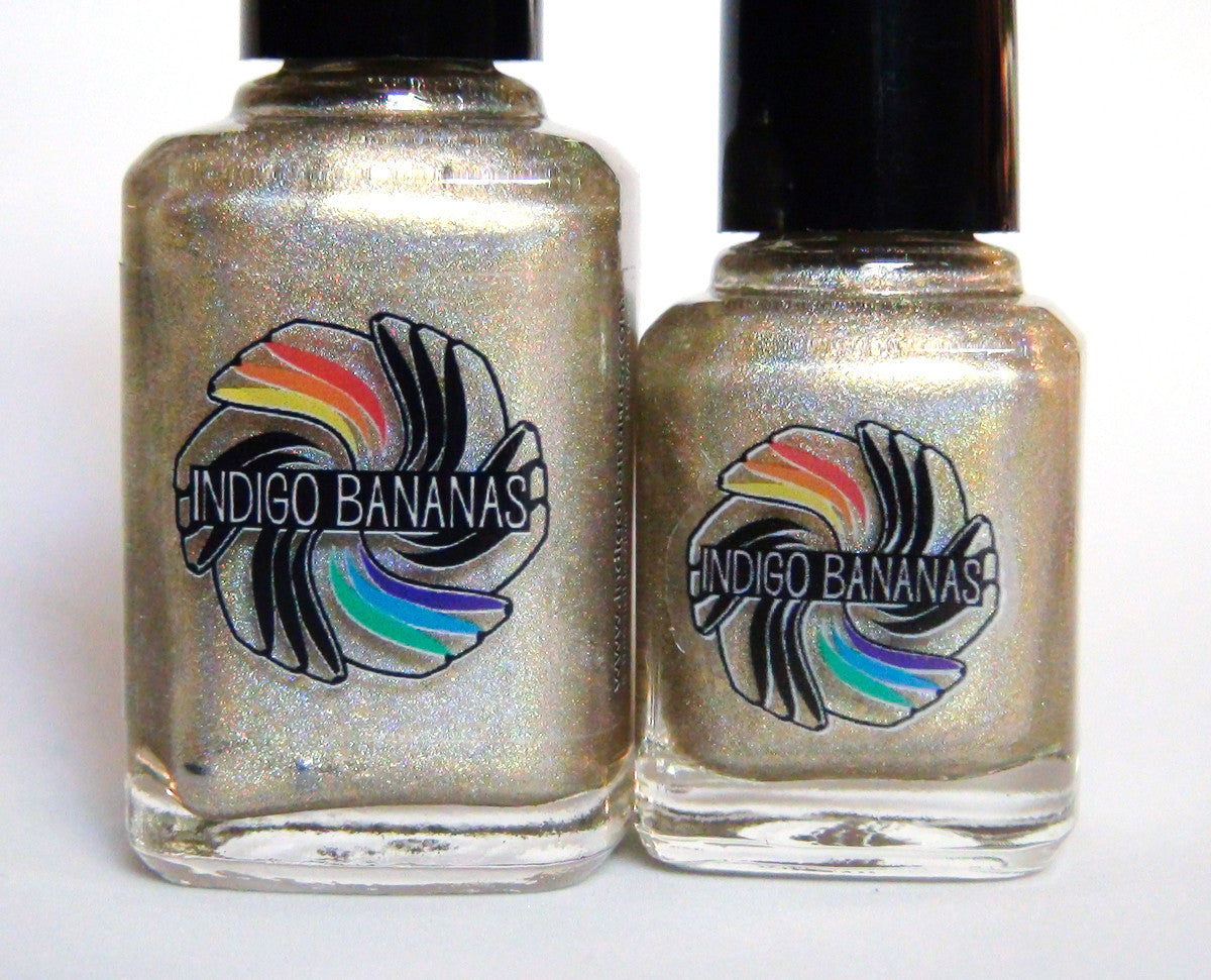 Executive Transvestite - gold linear holo / foil with flakies DISCONTINUED