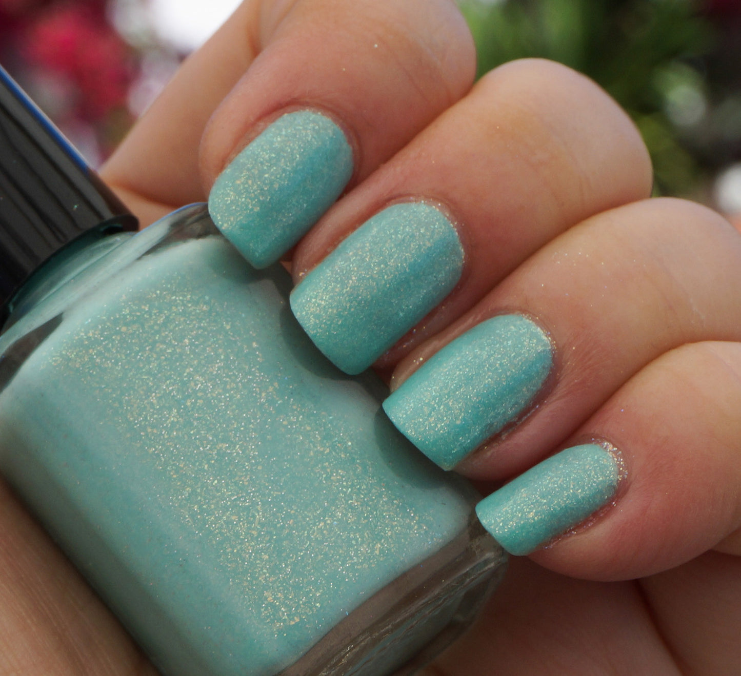 Land of Green Ginger - mint green w/ glass fleck shimmer