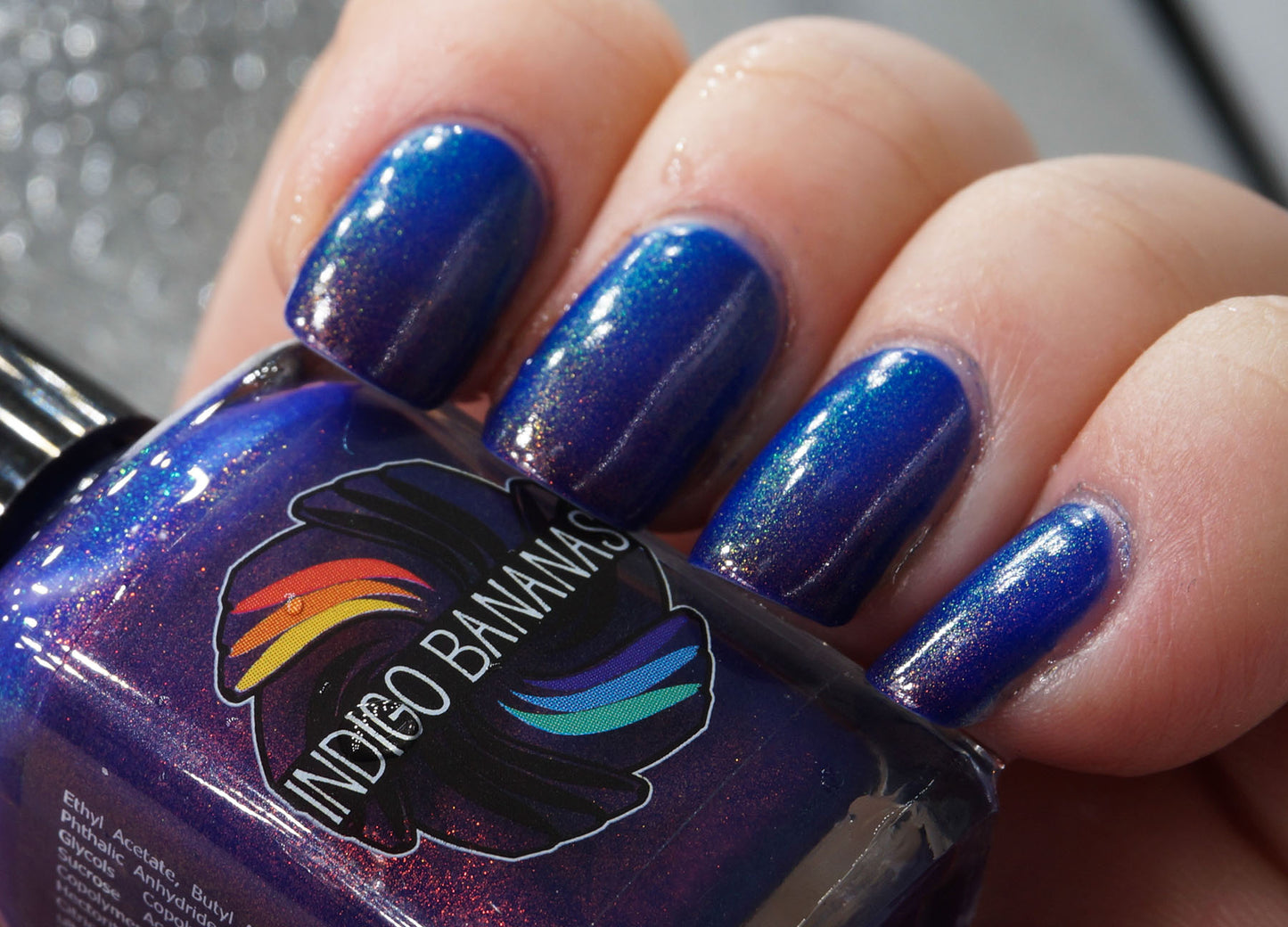 Blue Rose (D) - blue/purple UP shimmer ('unicorn pee')