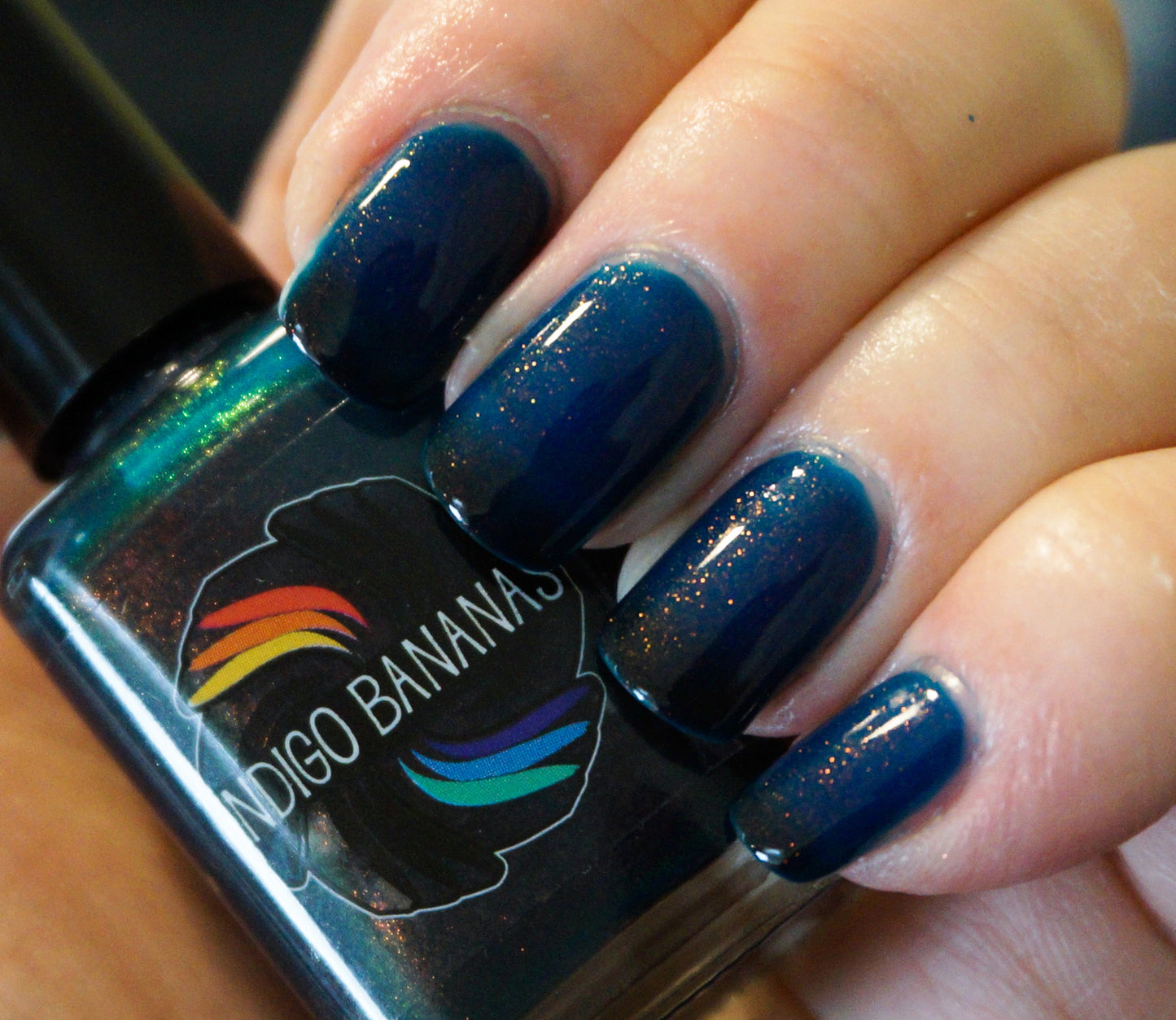 Dark Star (D) - blackened teal OG UP shimmer ('unicorn pee')