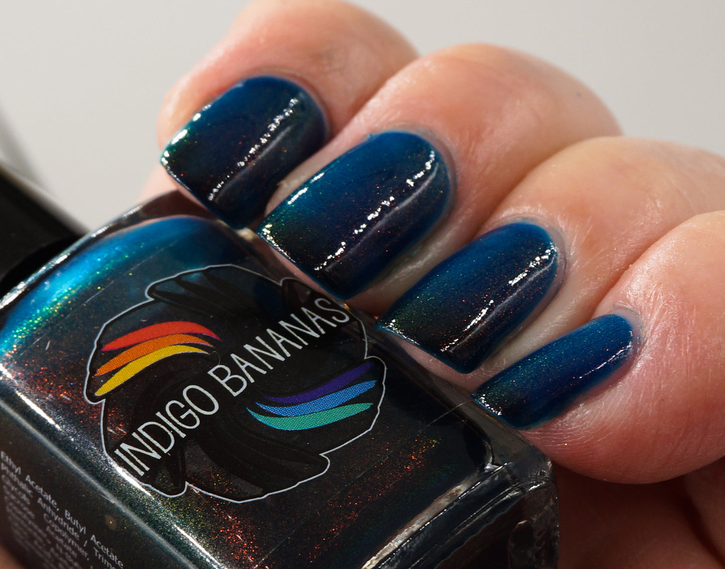 Dark Star (D) - blackened teal UP shimmer ('unicorn pee')