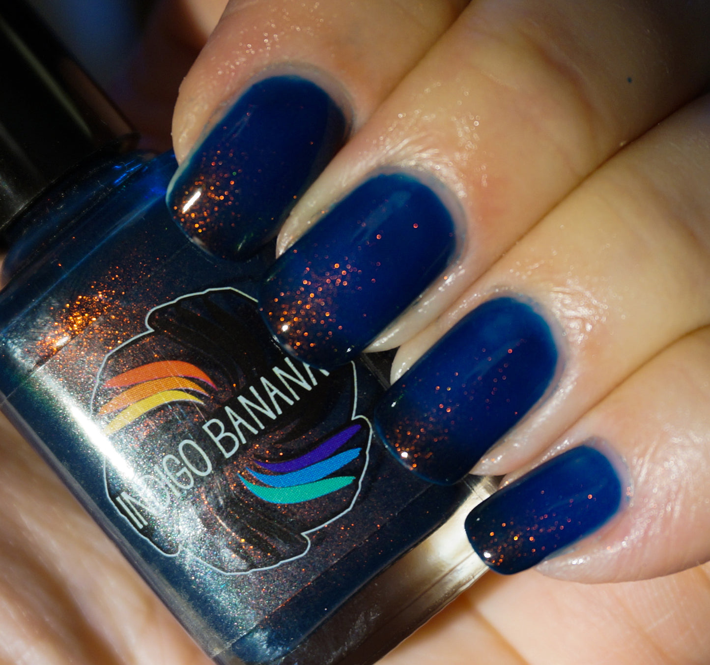 Dark Star (D) - blackened teal OG UP shimmer ('unicorn pee')