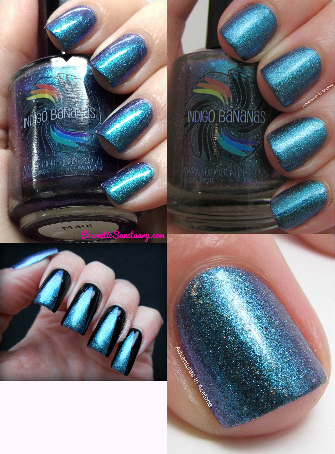 Maui - teal/blue/purple multichrome