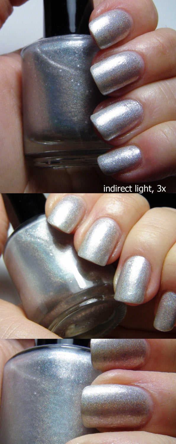 Do You Have a Flag - white linear holo with flakies DISCONTINUED