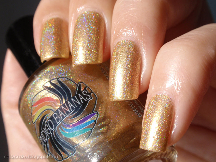 Executive Transvestite - gold linear holo / foil with flakies DISCONTINUED