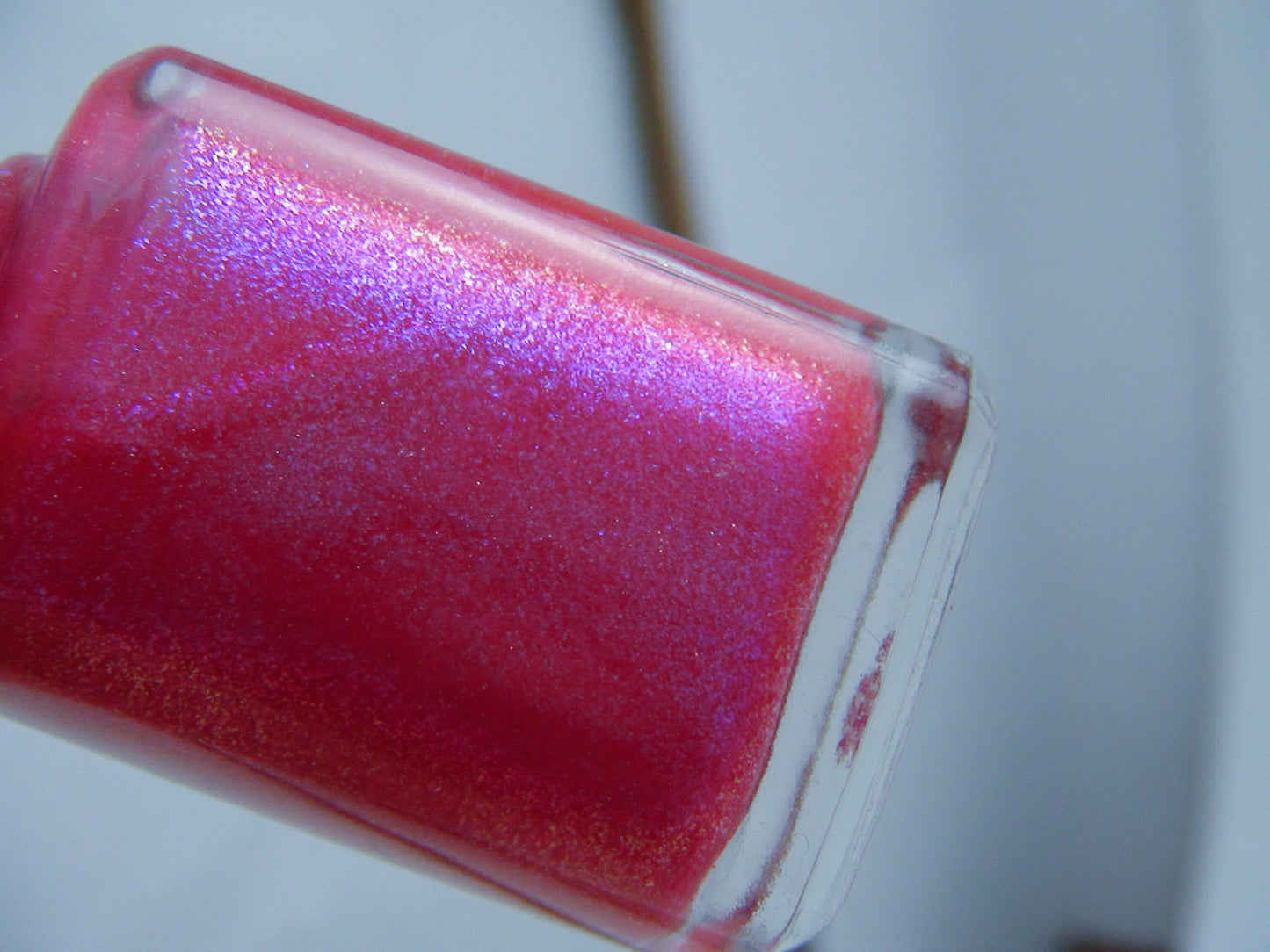 Twice as Bright - hot pink, blue glass fleck duochrome shimmer