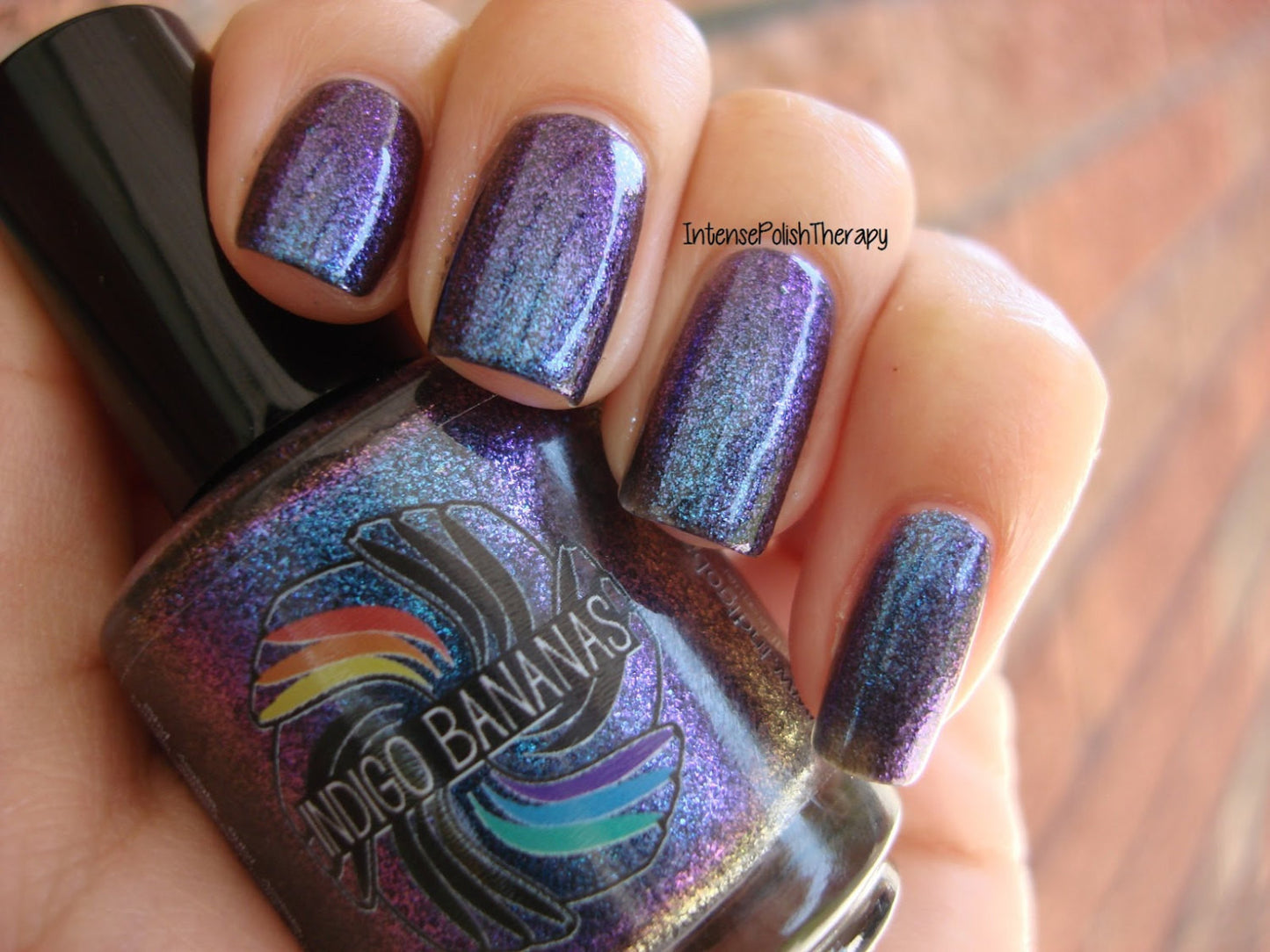 Shadow - blue/purple multichrome glass fleck