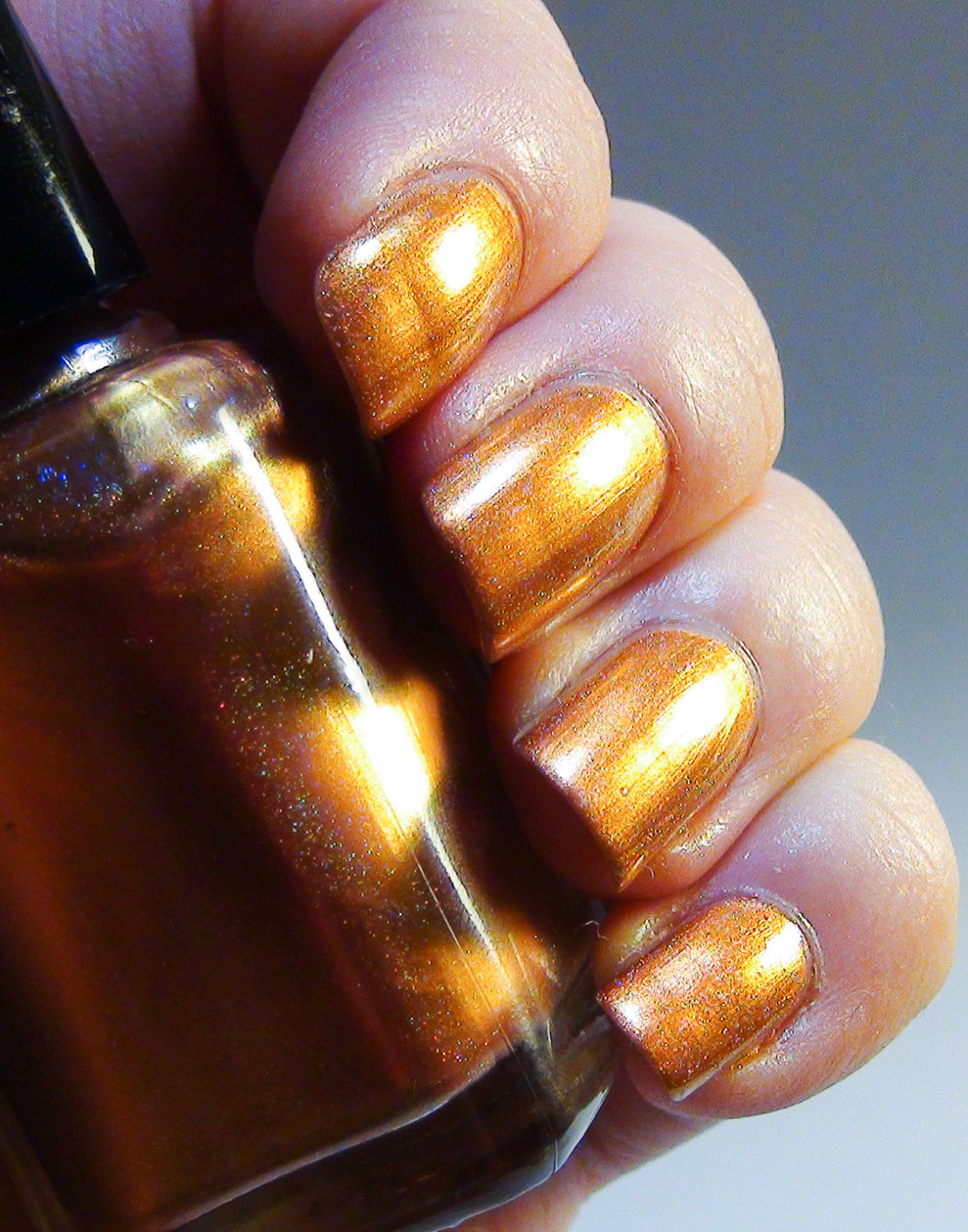 Son of Fire - coral multichrome holographic DISCONTINUED