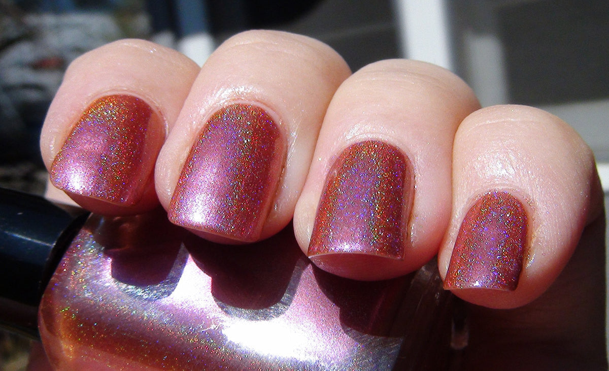 Dream a Little Dream - pink/orange multichrome holographic DISCONTINUED