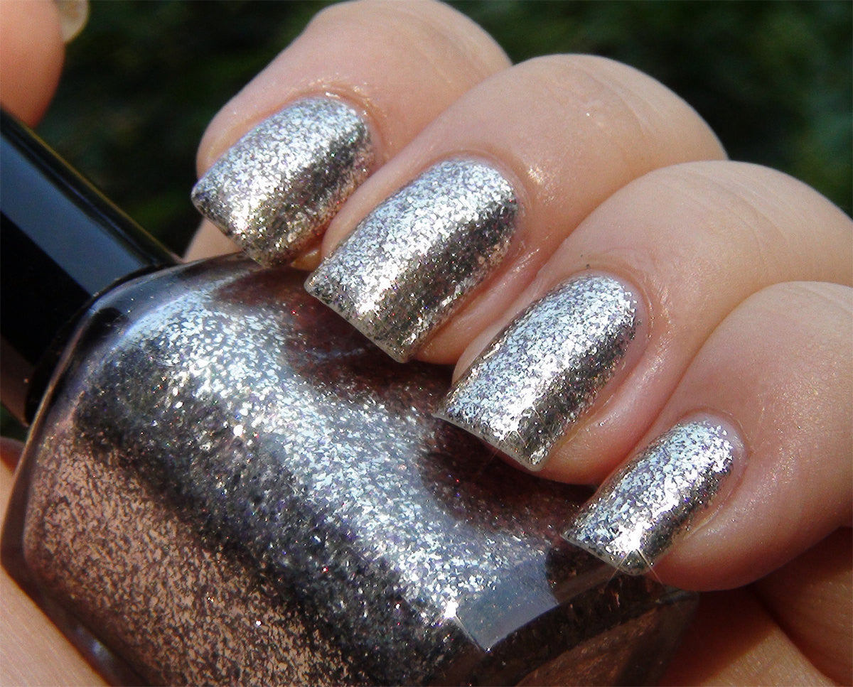 Moonlight (Clair de lune) 2.0 - real silver flakie - SUPER shiny