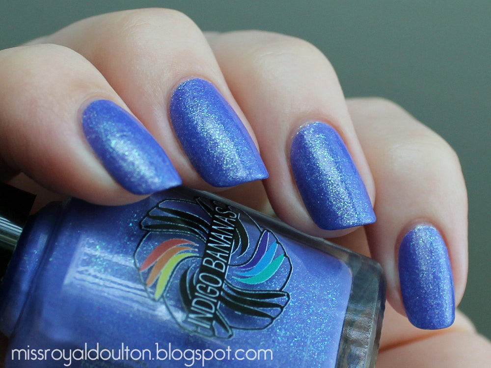 Electric Unicorns - lavender blue, green glass fleck duochrome shimmer