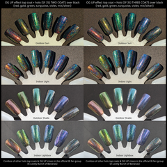 Fwaygo & Friends HOLOS - OG UP & SF 35 multichrome holo toppers