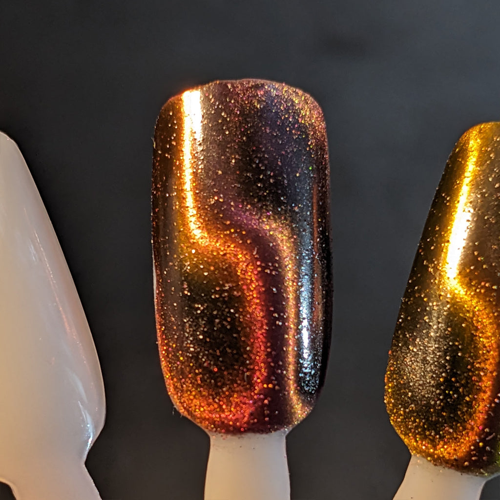 Greatest of Mysteries - Red/Magenta Magnetic Multichrome & Reflective Glittter