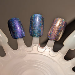 Northern Lights - teal multichrome holographic shimmer