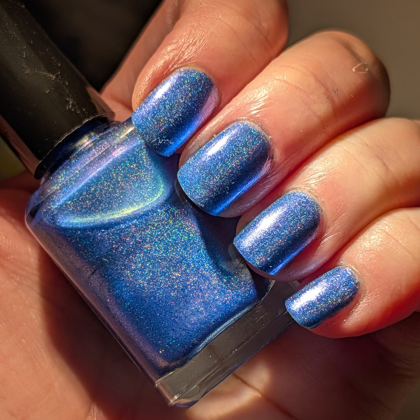 Blue Dream - blue multichrome holographic shimmer